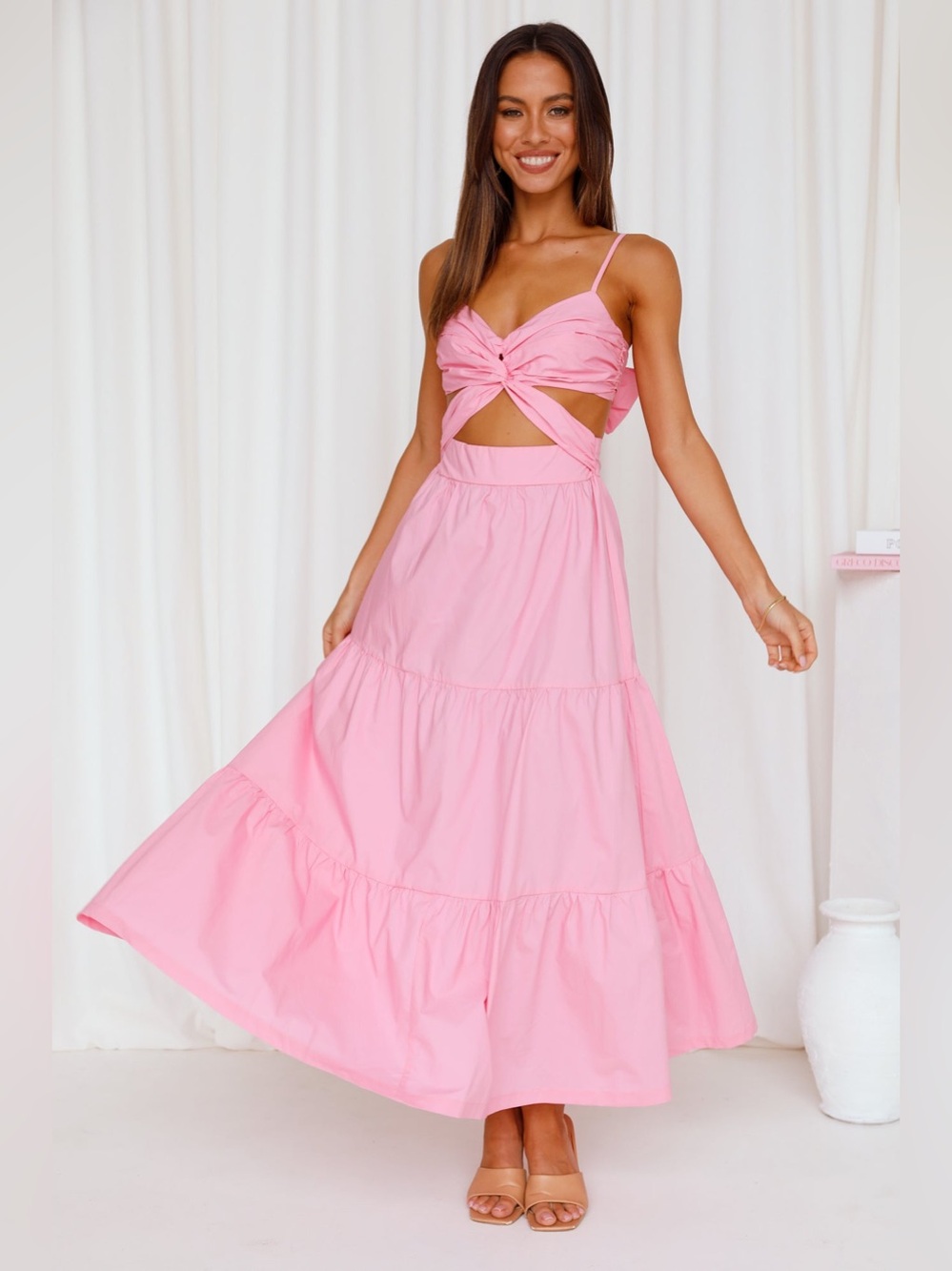 NEED TO KNOW NOW MAXI DRESS PINK